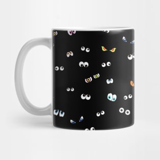 Googly Spooky Eyes + Scary! Mug